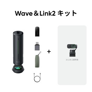 Insta360 Wave - AIXs[J[tH Bluetooth {CXR[_[ r[tH[~OΉ 8mCYLZO}CN AINv 9Ή 32GBXg[W c |bhLXg C