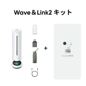 Insta360 Wave - AIスピーカーフォン Bluetooth ボイスレコーダー ビームフォーミング対応 8ノイズキャンセリングマイク AI文字起こし&要約 9言語対応 32GBストレージ搭載 会議 ポッドキャスト ライ