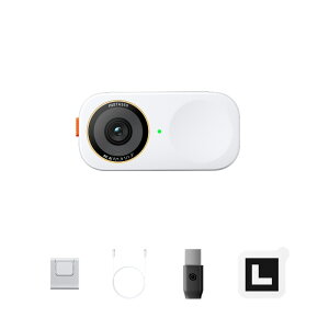 Insta360 Link 2C Pro - PC/Mac�p4K�E�F�u�J�����A1/1.3�C���`�Z���T�[�A��Ɠx�A�I�[�g�t���[�~���O�AHDR�A�w�����m�C�Y�L�����Z�����O�}�C�N�A�X�g���[���f�b�L�A�Y�[���A�`�[���ATwitch�ɑΉ��A�z