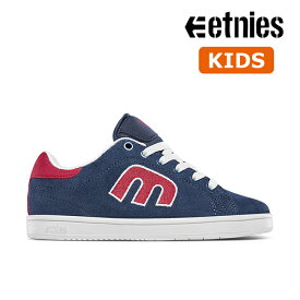 【Etnies】KIDS CALLI-CUT カラー：navy/red エトニーズ キャリカット スケートボード スケボーシューズ 靴 スニーカー 子供 SKATEBOARD SHOES
