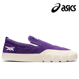 【asics skatebording】GEL-FLEXKEE SLIP-ON カラー：gentry purple/birchアシックス スケートボーディング スケートボード スケボー シューズ 靴 スニーカー SKATEBOARD SHOES
