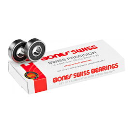 【BONES】SWISS bearing ボーンズ ベアリング スイス パーツ スケートボード スケボー SKATEBOARD