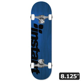 【instant】ORIGINAL LOGO COMPLETE blue/black 8.125インチコンプリートセット 完成品リアル スケートボード スケボーSKATEBOARD DECK COMPLETE