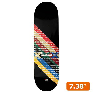 �yINSTANT×7STARS�z30TH ANNIV DECK BLACK 7.38�C���` �X�P�[�g�{�[�h �X�P�{�[ SKATEBOARD DECK