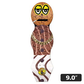 【KROOKED×QUATERSNACKS】CRUISER SHAPED 9.0インチ クルキッド スケートボード スケボー デッキ SKATEBOARD DECK