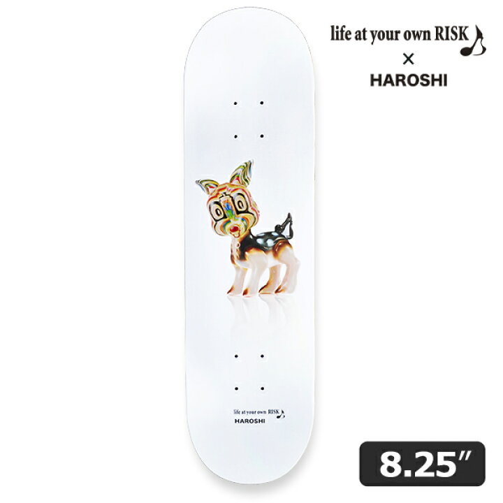 楽天市場】【RISK×HAROSHI】life at your own RISK×HAROSHI deck 8.25 