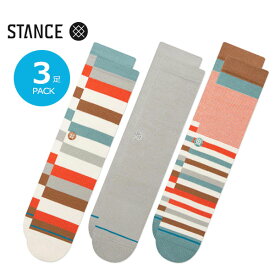 【STANCE】WALDOS 3 PACK スタンス ソックス 靴下 スケートボード スケボー SKATEBOARD