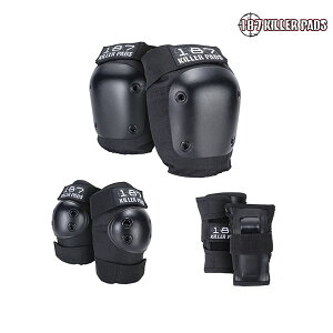 �y187 KILLER PADS�zJUNIOR PAD SIX PACK�J���[�Fblack �v���e�N�^�[ �I �G �L�b�Y �q���X�P�[�g�{�[�h �X�P�{�[ SKATEBOARD