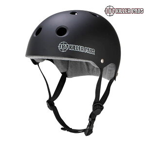 �y187 KILLER PADS�zPRO SK8 HELMET�J���[�Fblack matte�v���e�N�^�[ �I �G �L�b�Y �q���X�P�[�g�{�[�h �X�P�{�[ SKATEBOARD