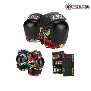 �y187 KILLER PADS�zJUNIOR PAD SIX PACK�J���[�Fcomic�v���e�N�^�[ �I �G �L�b�Y �q���X�P�[�g�{�[�h �X�P�{�[ SKATEBOARD
