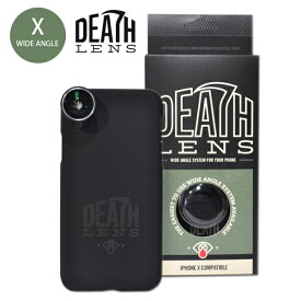 【DEATH DIGITAL】-WIDE ANGLE- iPhone X 用 【デスレンズ】【スケートボード】【アイフォン】【レンズ/アクセサリー】