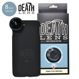 【DEATH DIGITAL】-FISHEYE LENS- iPhone 8 Plus 用 デスレンズ スケートボードアイフォン レンズ/アクセサリー