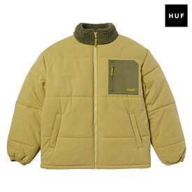 【HUF】SIPLE PUFFER JACKET cactusハフ スケートボードジャケット アウター