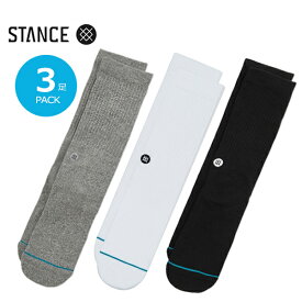 【STANCE】ICON 3 PACKスタンス ソックス 靴下スケートボード スケボー SKATEBOARD