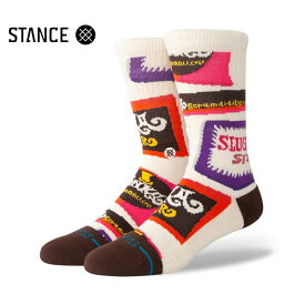 【STANCE】WONKA BARS brownスタンス ソックス 靴下 スケートボード スケボー SKATEBOARD