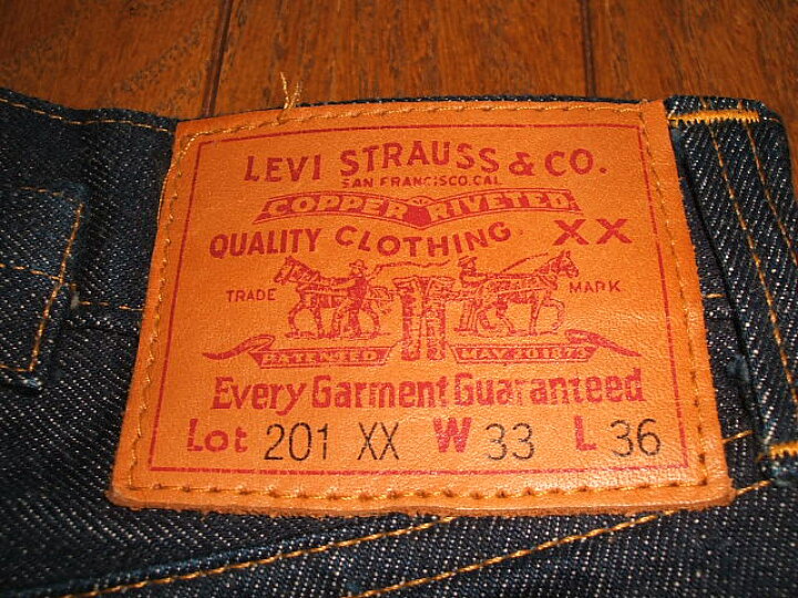 楽天市場】LEVIS(リーバイス) 201XX 1937年モデル トップボタン裏555 