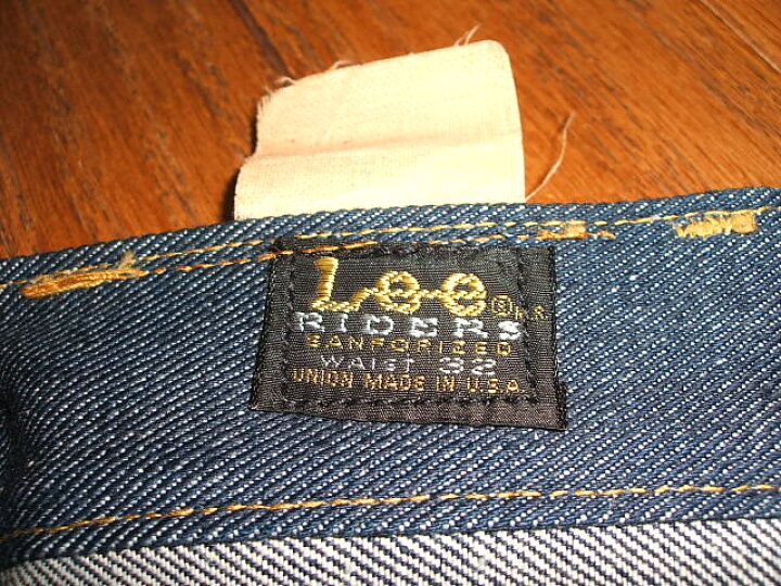 楽天市場】Lee(リー) 200-0041 ストレート サイド黒タグ 1970年代初期 