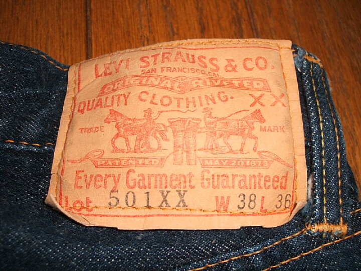 楽天市場】LEVIS(リーバイス) 501XX 1950年代 実物ビンテージ ギャラ 