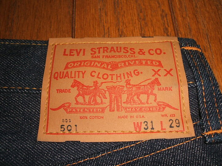 楽天市場】LEVIS(リーバイス) 501 ビッグE 501-501 ダブルネーム 1960  
