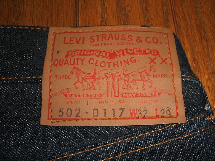 楽天市場】LEVIS(リーバイス) 502 ビッグE Type-I(Iタイプ) 1960年代 