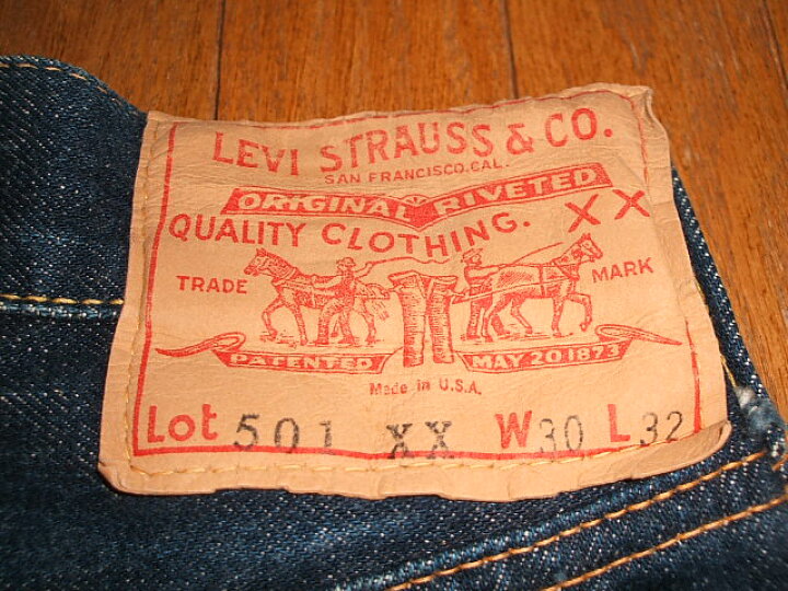 楽天市場】LEVIS(リーバイス) 501XX ギャラ無し紙パッチ センター 