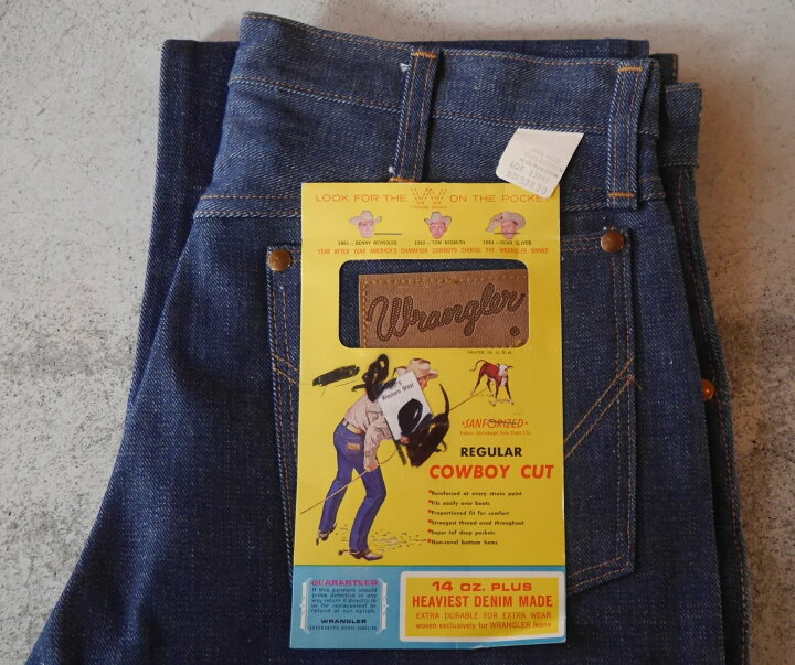 楽天市場】Wrangler(ラングラー) 13MWZ 初期1960年代 CONMAR(コンマー 