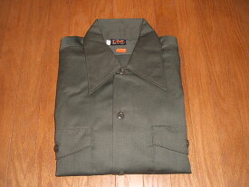 Lee(リー) 1970年代 実物ビンテージ Chetopa Twill Work Shirts(チェトパツイル ワークシャツ) Lot 120-5331 MADE IN USA(アメリカ製) 実物デッドストック