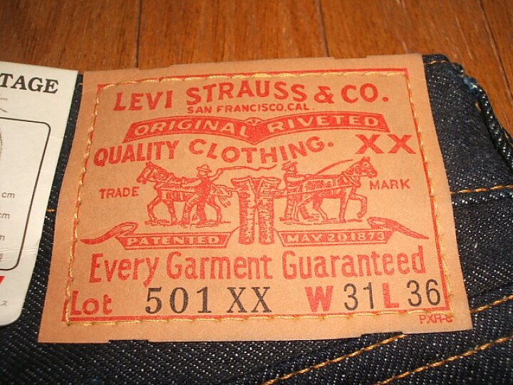 楽天市場】LEVIS(リーバイス) 501XX 1955年モデル トップボタン裏555 