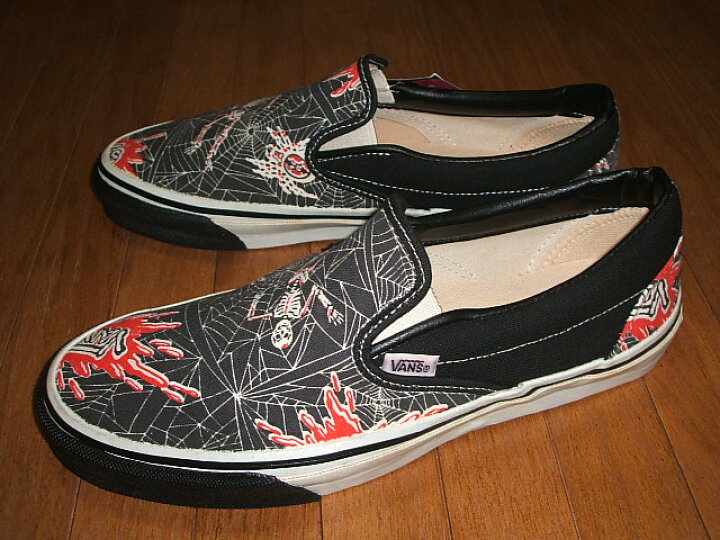 楽天市場】VANS(バンズ) Slip-On(スリッポン) Spider(スパイダー柄 