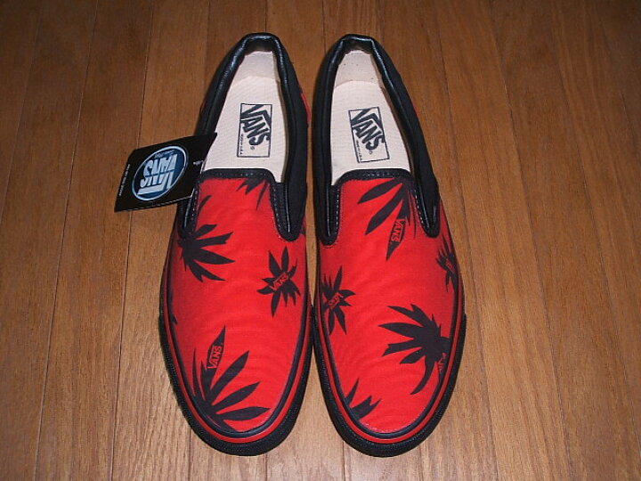 楽天市場】VANS(バンズ) Slip-On(スリッポン) Marijuana Leaf 