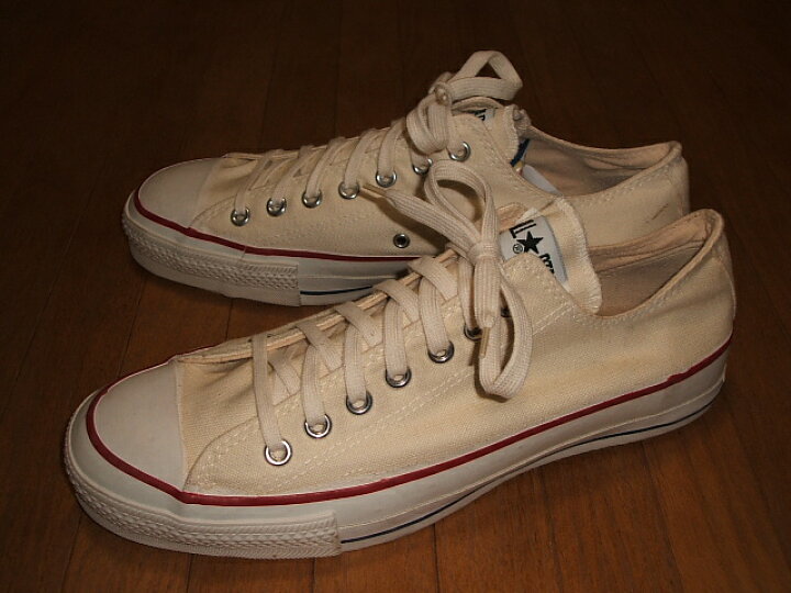 楽天市場 Converse コンバース All Star オールスター Low ロー White ホワイト Made In Usa アメリカ製 1990年代 実物デッドストック 有限会社 インスティンク