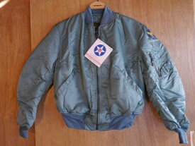 ALPHA INDUSTRIES(アルファ インダストリーズ社) MA-1(B-15Dの後継モデル) フライトジャケット Lサイズ 1990年代 復刻版デッドストック MADE IN USA(アメリカ製)