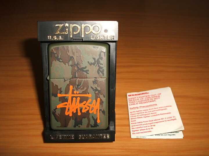 楽天市場】STUSSY(ステューシー) 迷彩ZIPPO(迷彩ジッポ) 1990年代 