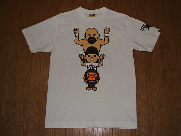 楽天市場】A BATHING APE(アベイシングエイプ)×全日本プロレス武藤敬司 