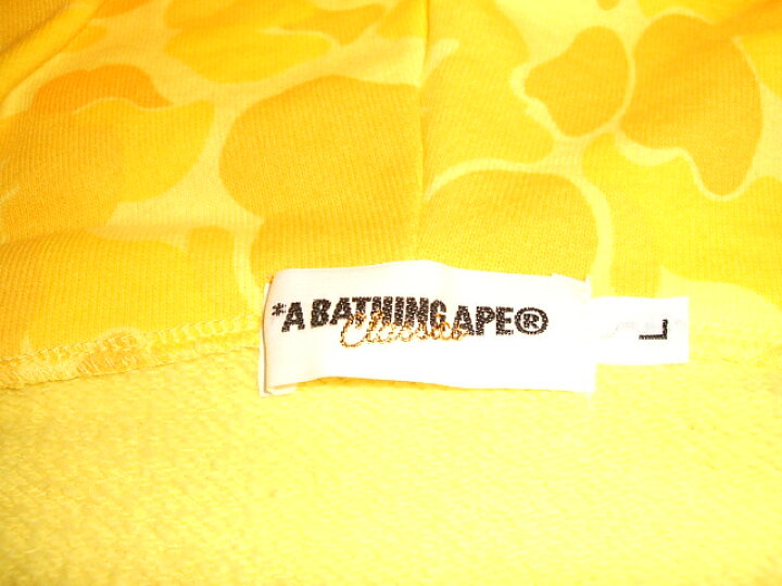 楽天市場】A BATHING APE(アベイシングエイプ) イエローカモ(黄色猿 