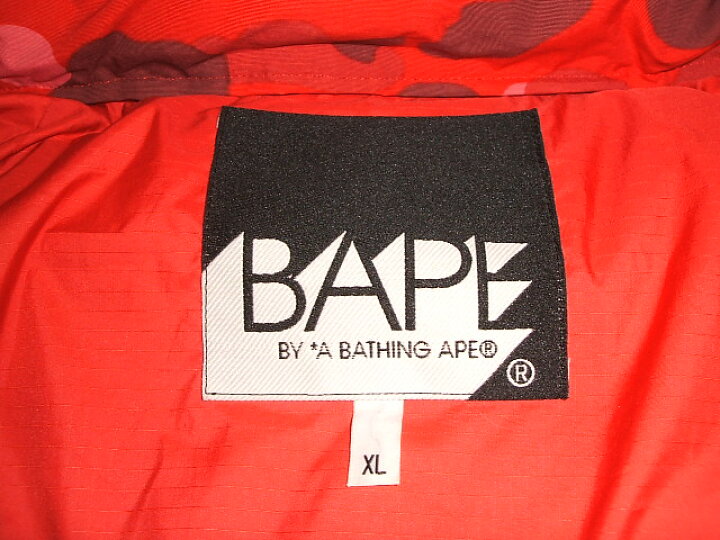 楽天市場】A BATHING APE(アベイシングエイプ) ナイロン製ダウン 