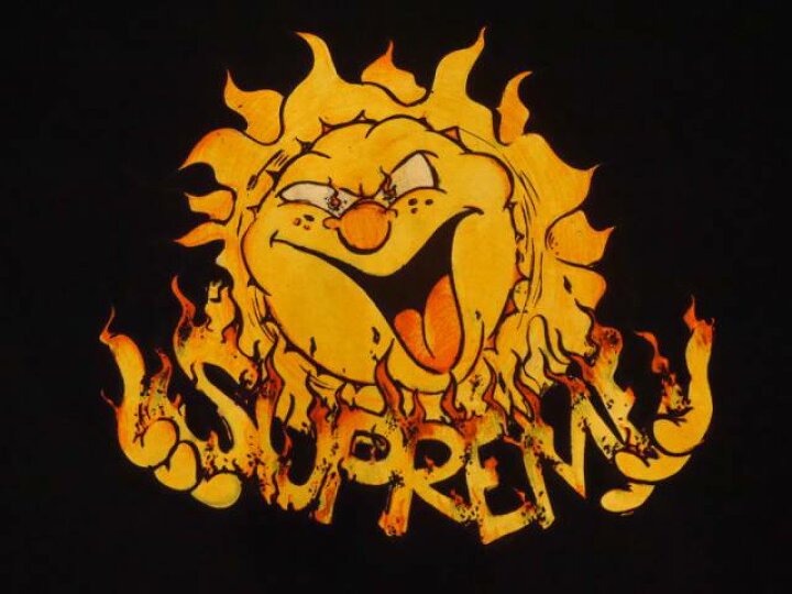 楽天市場】SUPREME(シュプリーム) Tシャツ Sun Tee(太陽Tシャツ) Black 