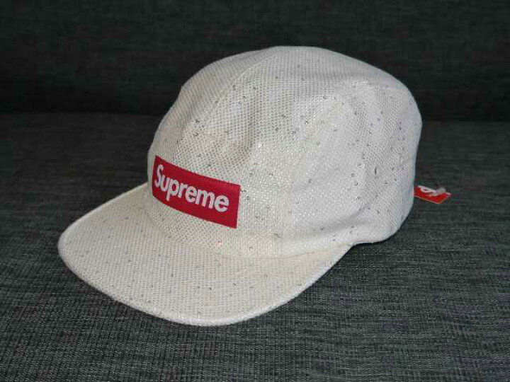 楽天市場】SUPREME(シュプリーム) Sequins Camp Cap White(シークイン 