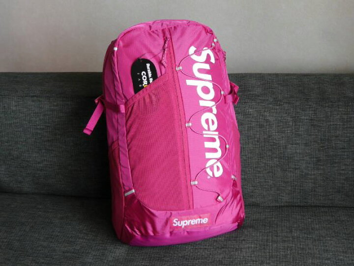 楽天市場 Supreme シュプリーム Backpack 0d Cordura Ripstop Nylon Magenta Pink バックパック デイパック リュック 0dコーデュラ リップストップナイロン マゼンタ赤ピンク 17年春夏モデル 17ss Box Logo ボックスロゴ 中古 有限会社 インスティンク