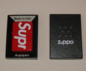 Supreme(シュプリーム) Logo Zippo(ロゴ ジッポライター) 2021SS(2021年春夏モデル) MADE IN USA(アメリカ製) デッドストック【中古】