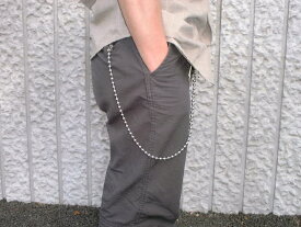 Wallet Chain(ウォレットチェーン) Stainless Steel Ball Chain(ステンレス製ボールチェーン) 50cm MADE IN JAPAN(日本製)