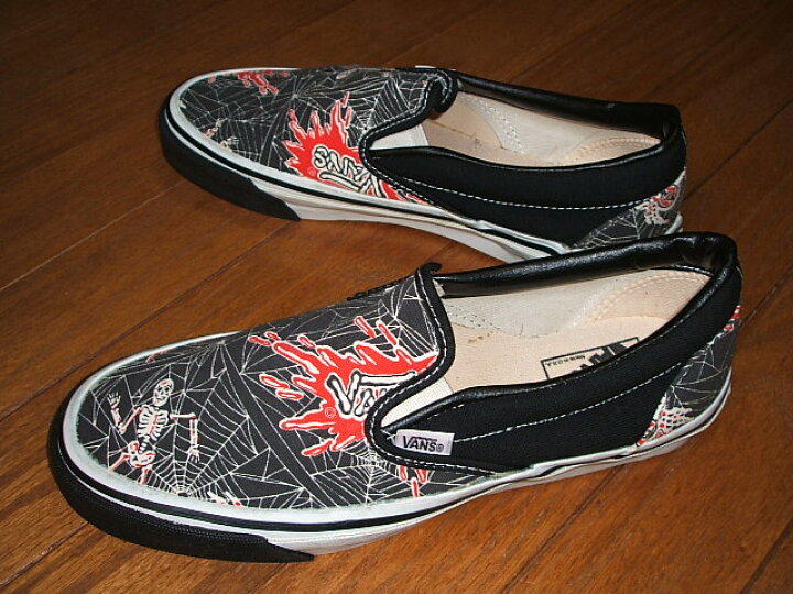 楽天市場】VANS(バンズ) Slip-On(スリッポン) SPIDER(スパイダー柄 