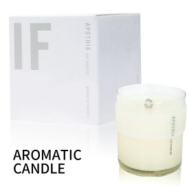 Apothia Los Angeles アポーシア ロサンゼルス IF イフ アロマティック キャンドル AROMATIC CANDLE ルームフレグランス インテリア アロマ 匂い アロマキャンドル アロマオイル