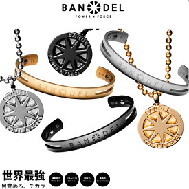 【父の日 早割10％off】【レビュー特典】BANDEL バンデル チタン ネックレス バングル set アスリート バランス 新商品 新作 運動 腕輪 スポーツ アクセサリー ギフト プレゼント 金属アレルギー