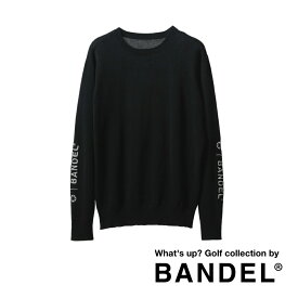 【SS最大P55!要エントリー】【レビュー特典】バンデル ゴルフ BANDEL golf クルーネックニット BASIC CREW NECK KNIT BGI-BCKTゴルフウェア メンズ レディース大きいサイズ 秋冬 長袖 トップス カシミアタッチ 保温性 コットン おしゃれ カジュアル