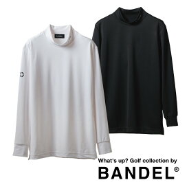 【SS10％割＆最大P55】【レビュー特典】バンデル ゴルフ BANDEL golf モックネックシャツ BASIC L/S MOCK T SHIRTS BGI-BLSMゴルフウェア メンズ レディース大きいサイズ ロンT 秋冬 長袖 トップス ストレッチ 吸汗 UVカット 消臭機能 伸縮性