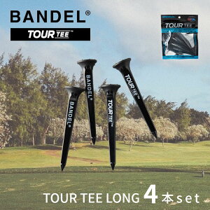 yr[Tzof St BANDEL golf eB[ BANDEL TOURTEE LONG Black 4piece set BG-TTL004 BLACK LONGStObY cA[eB[ 4{ O80mm×4{ O[tH[N 򋗗Abv StAN