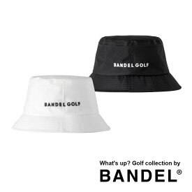 【レビュー特典】BANDEL バケットハット SIDE LOGO WATER REPELLENT BUCKETHATメンズ レディース ユニセックス 男女兼用 帽子 ゴルフ GOLF スポーツ ドライ 撥水 防水 ロゴ オールシーズン BLACK WHITE