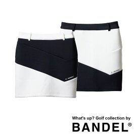 【マラソン中10％クーポン】【レビュー特典】BANDEL バンデル スカート WOMENS V SWITCH SKIRT BGI-W3AVSKミニスカート GOLF ゴルフ バイカラー 女性 かわいい スポーティー スポーツウェア ストレッチ BLACK WHITE