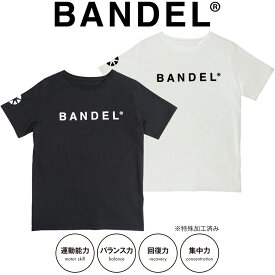 【レビュー特典】BANDEL バンデル フロントロゴ S/S T-shirt（Tシャツ） SILHOUETTE STANDERD FIT T008 アスリート バランス 運動 スポーツ 新作